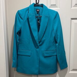 INC International Concepts Women's Vibrant Blue Blazer
